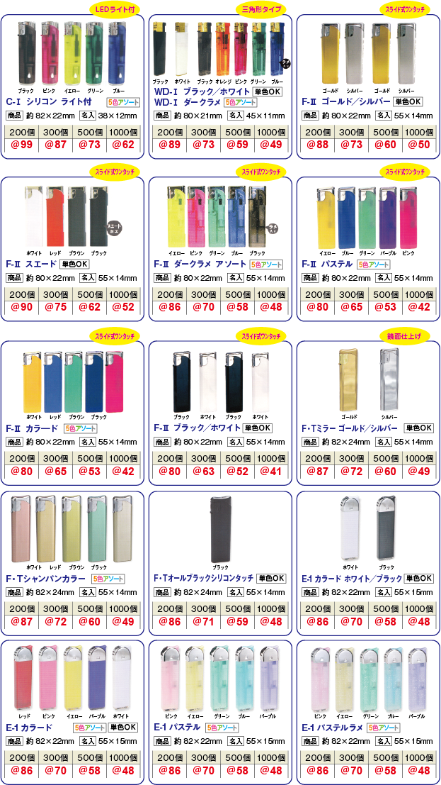 名入れライター