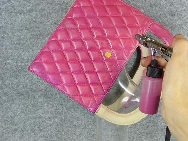 レザーサロン　バッグ染め直し