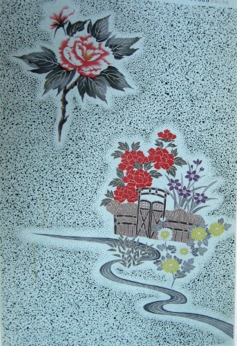 元柄生かし吹雪ぼかし