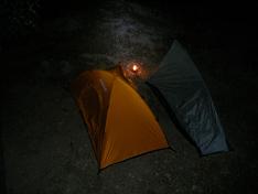 山頂キャンプ